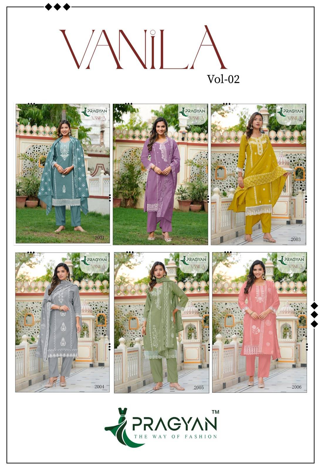 VANILA 2 By Pragyan 2001 to 2006 Series Designer Festive Suits Beautiful Fancy Stylish Colorful Party Wear & Occasional Wear Romansilk Dress At Wholesale Price